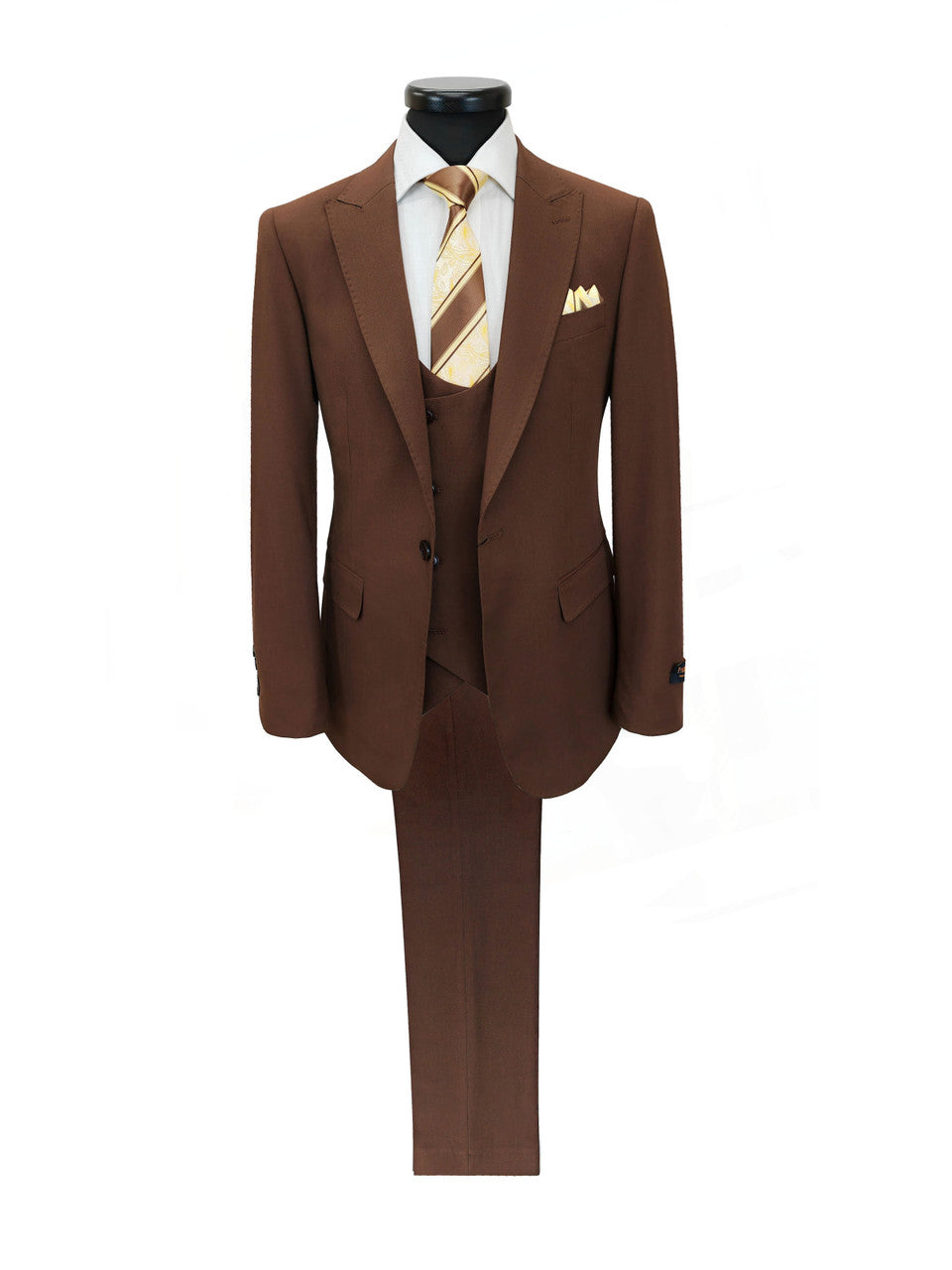 Dark Brown 3-Piece Suit-0