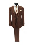 Dark Brown 3-Piece Suit-0