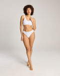 The Organic Cotton Dipped Thong 2 Pack - Cotton White