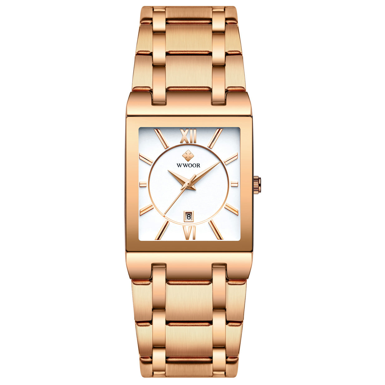 Fully Automatic Non-Mechanical Square Men's Steel Band Qua