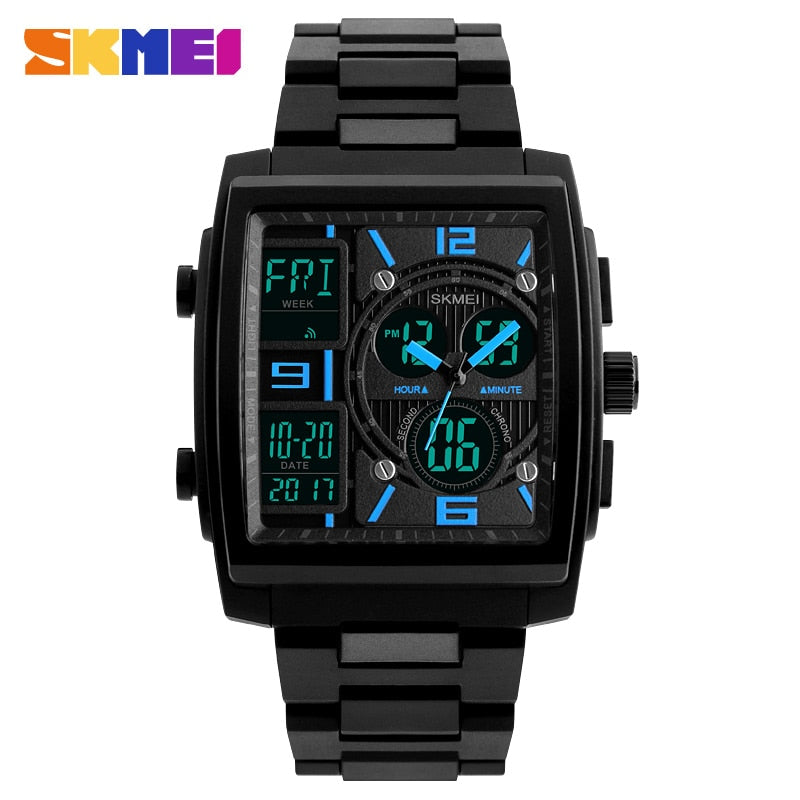  Japan Quartz Digital movement Dual Dispaly3 Time Countl