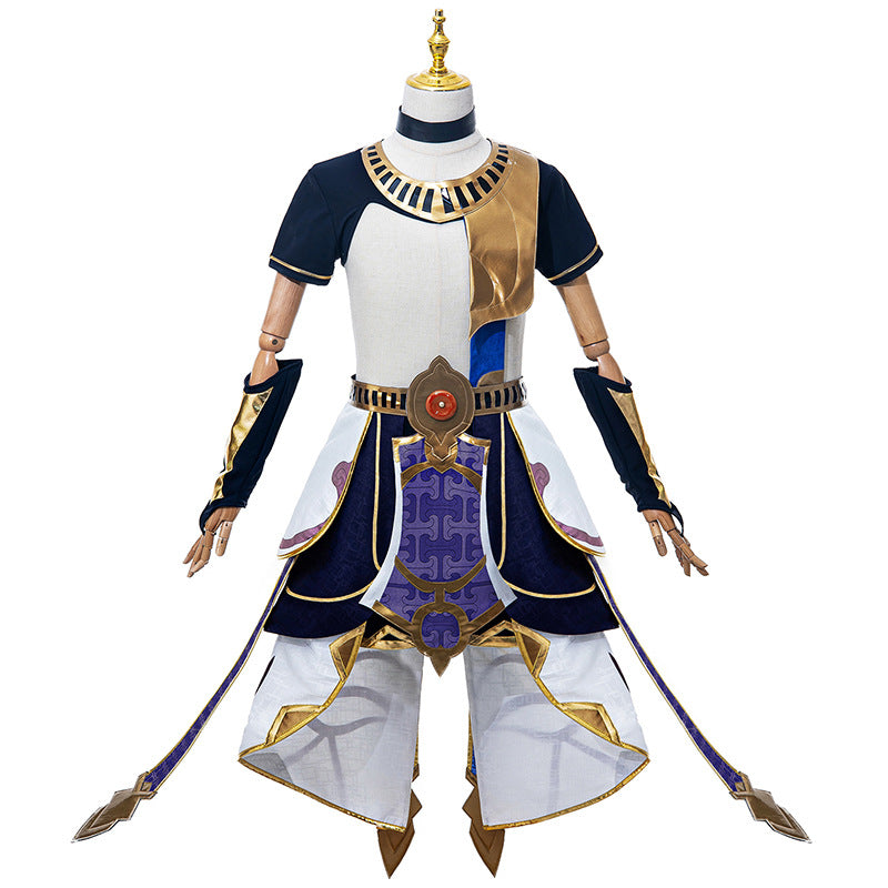 Genshin Impact Sanuo Cos Clothes High Wind Discipline Officer Su Micantis Complete Game Cosplay Clothes Male