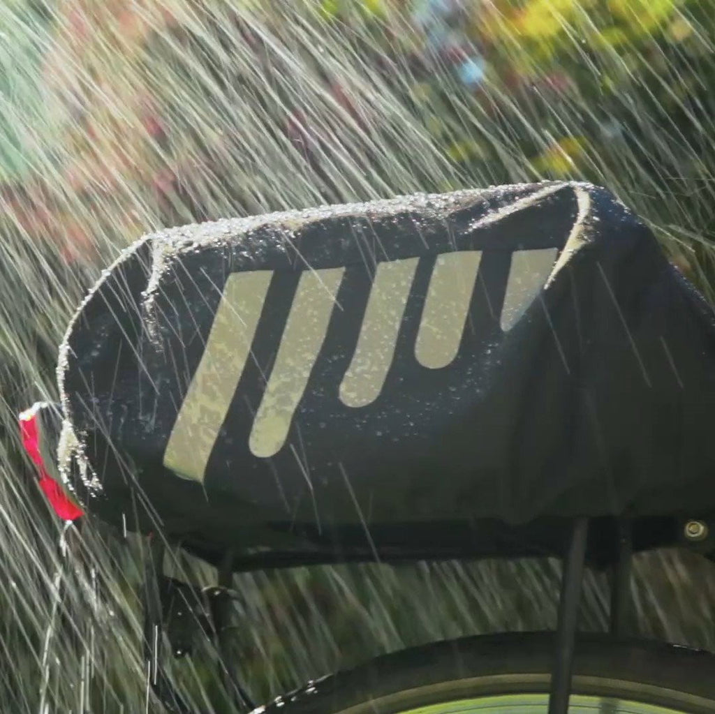 BTR Waterproof Bike Rack Bag Cover with Reflective Trim