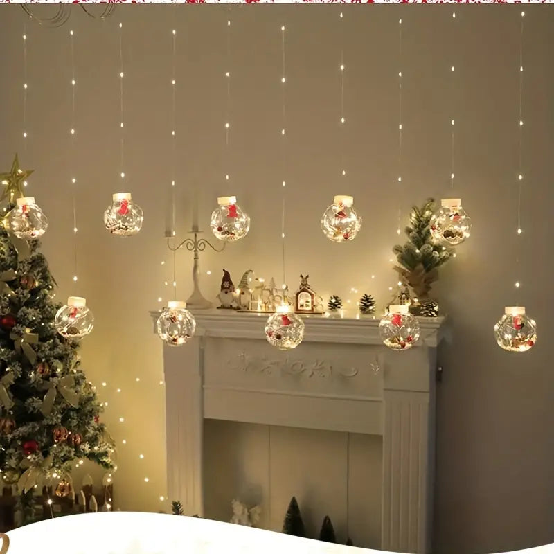 Add Festive Sparkle with LED Christmas Curtain Lights