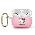 Hello Kitty 3D Kitty Head Airpods 3 Szilikon tok - Pink-0