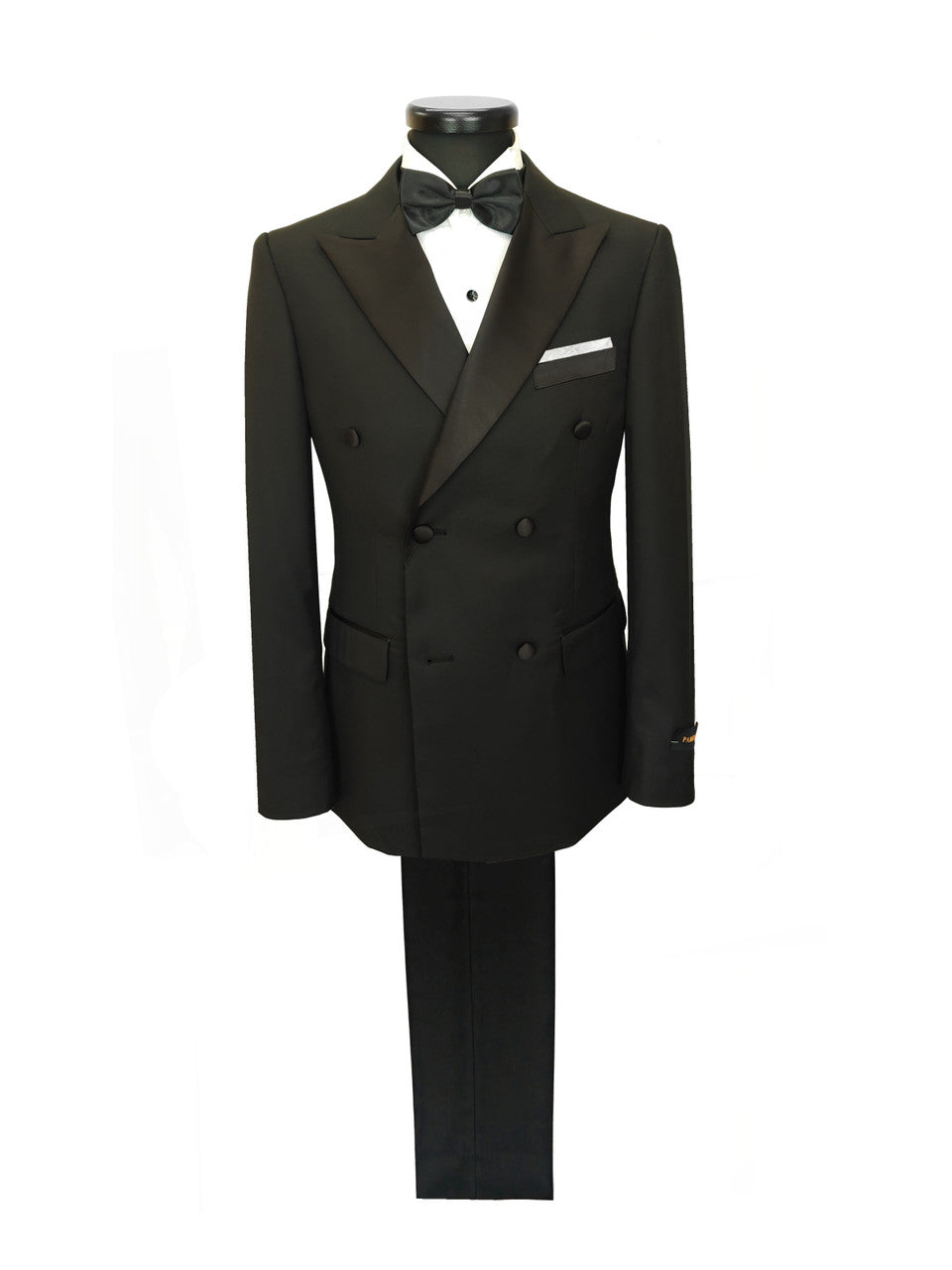 Men’s Black Double-Breasted Dinner Suit-1