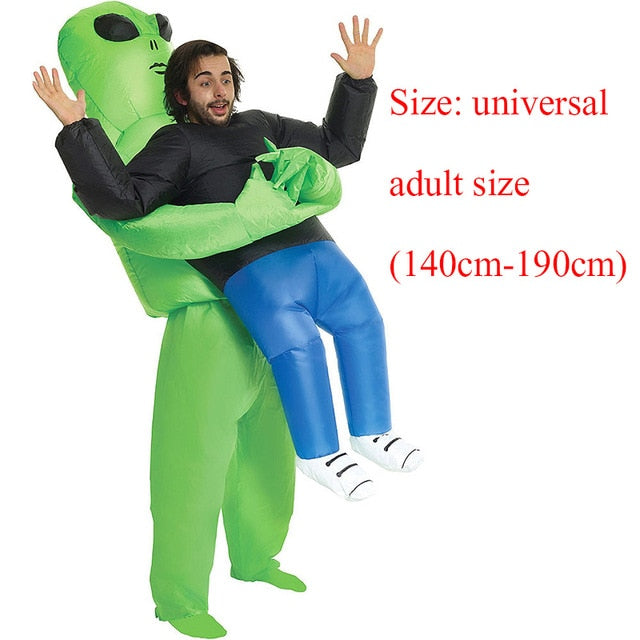 Aliens Inflatable Costume Scary Monster Cosplay Costume Halloween Party Festival Stage Pick Me Up Children's clothing or Adult