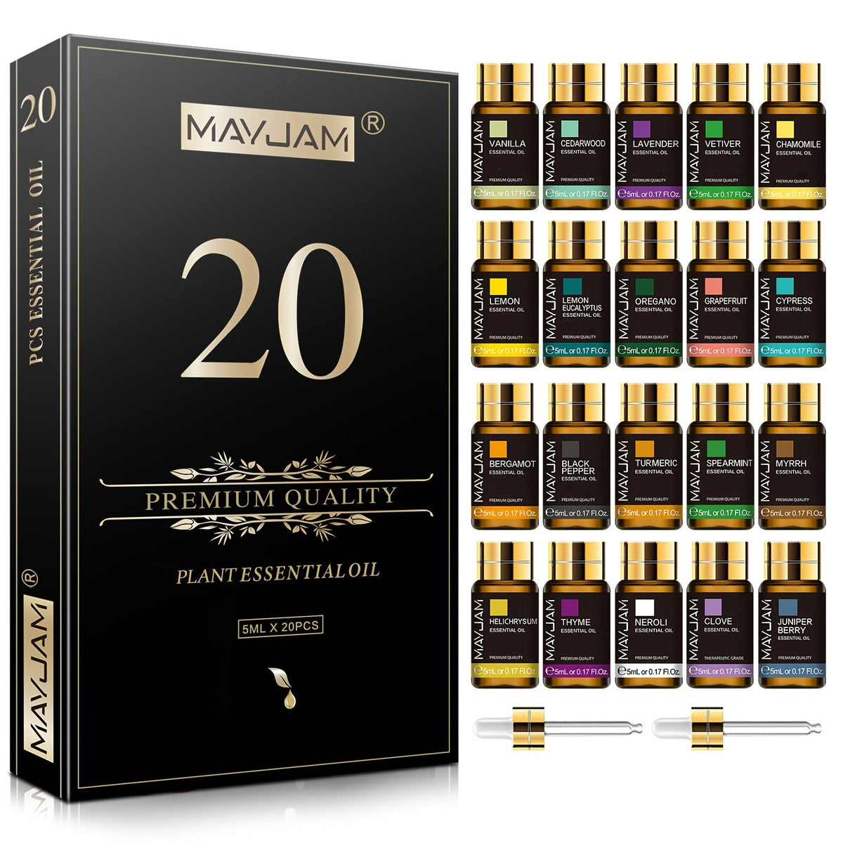 20pcs Essential Oils Gift Set Alcohol-Free