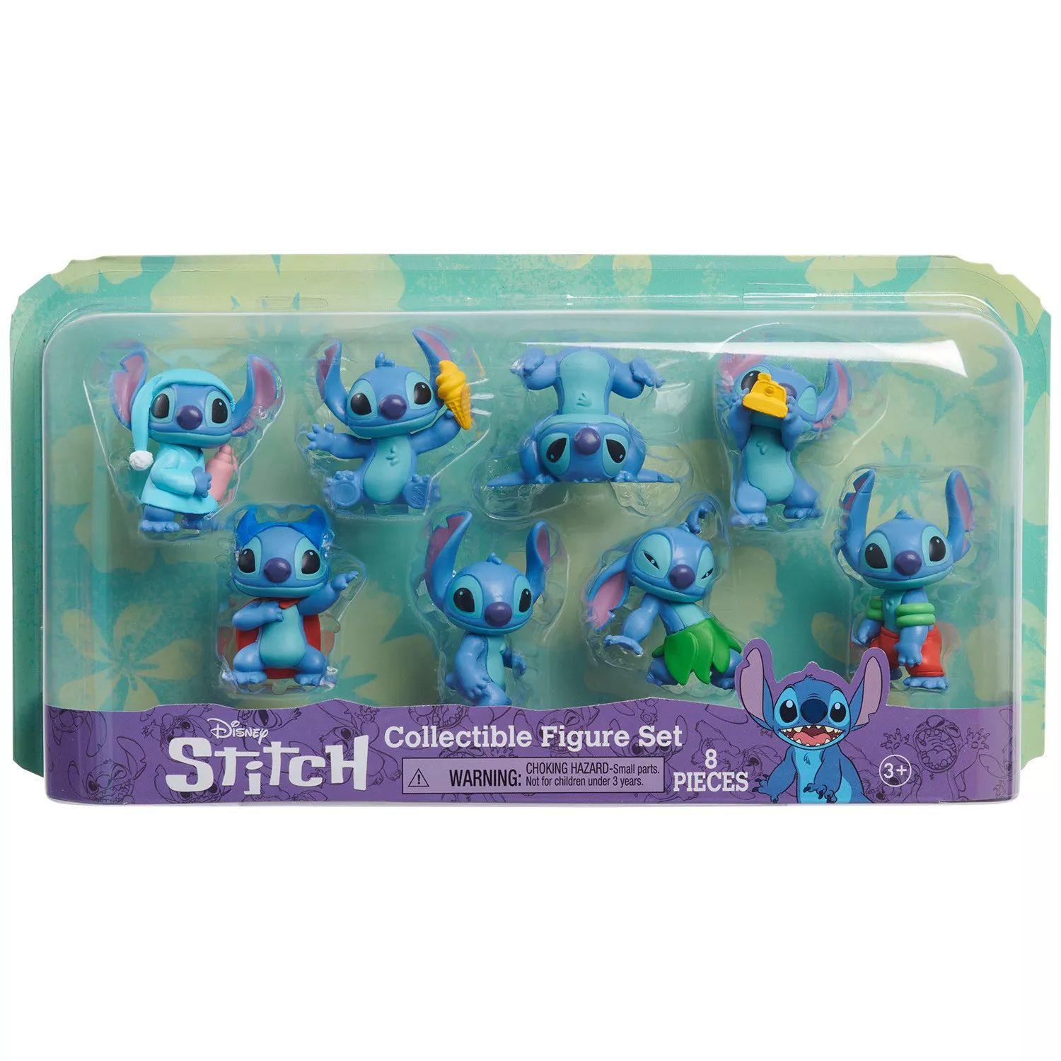 Disney 8 darabos Stitch Játéfkigura szett-0