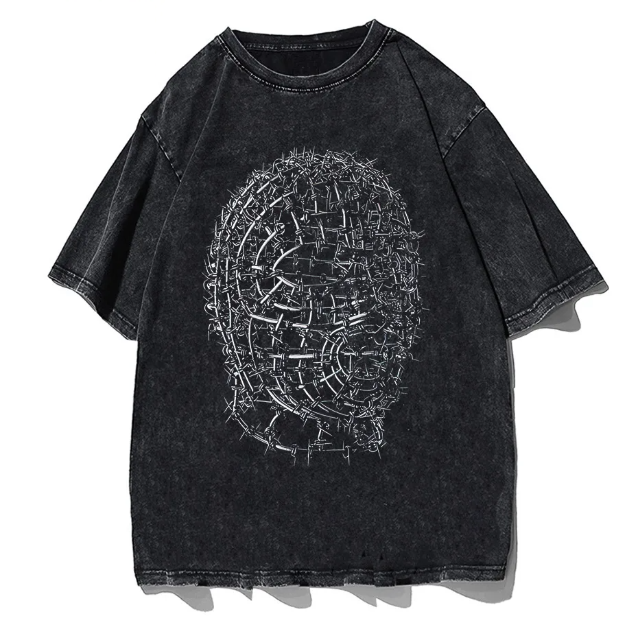 Gothic Vintage Grunge Y2K Oversized Anime T-Shirt-0