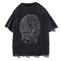 Gothic Vintage Grunge Y2K Oversized Anime T-Shirt-0