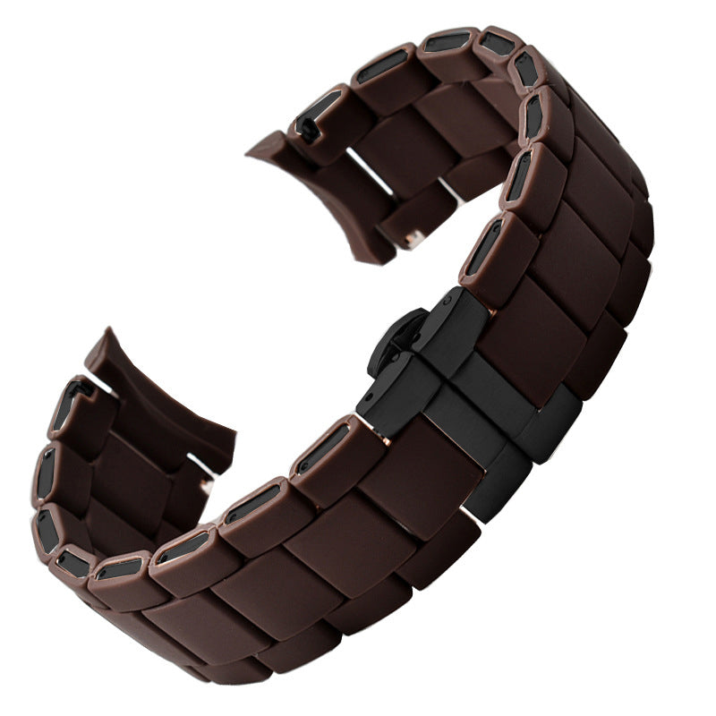 AR5889/5890/5905/5920 Male and Female Rubber Clad Steel 20 23MM Watch Strap