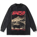 Mens Vintage Anime Graphic Tee Hip Hop Harajuku Streetwear-4