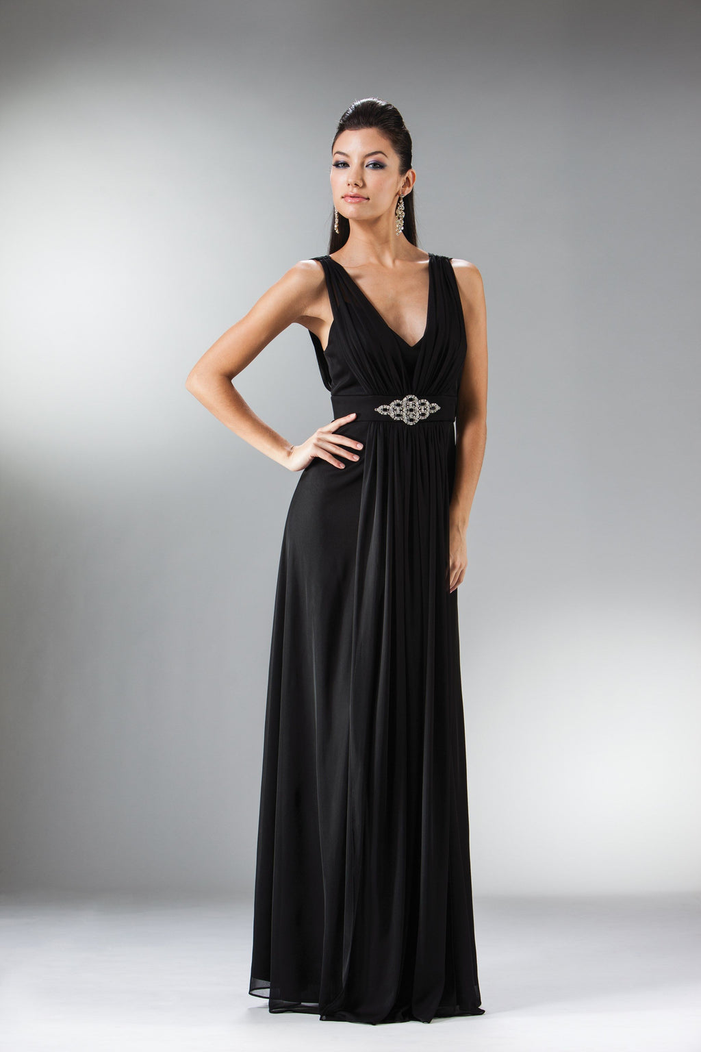 Chiffon Sheath Dress-0