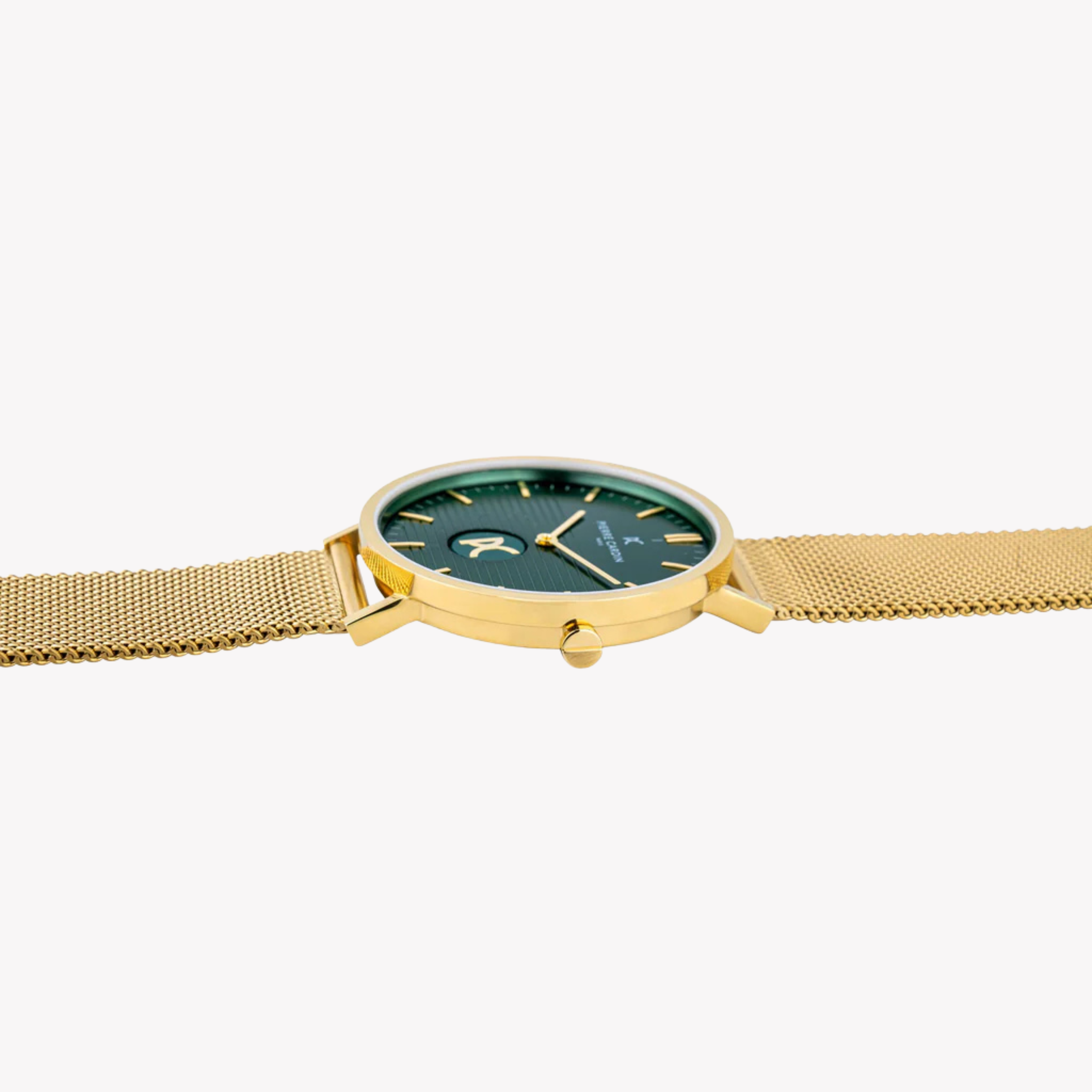 Pierre Cardin Men's Gold Stainless Steel Watch, Green Dial | Cbv.1046-2