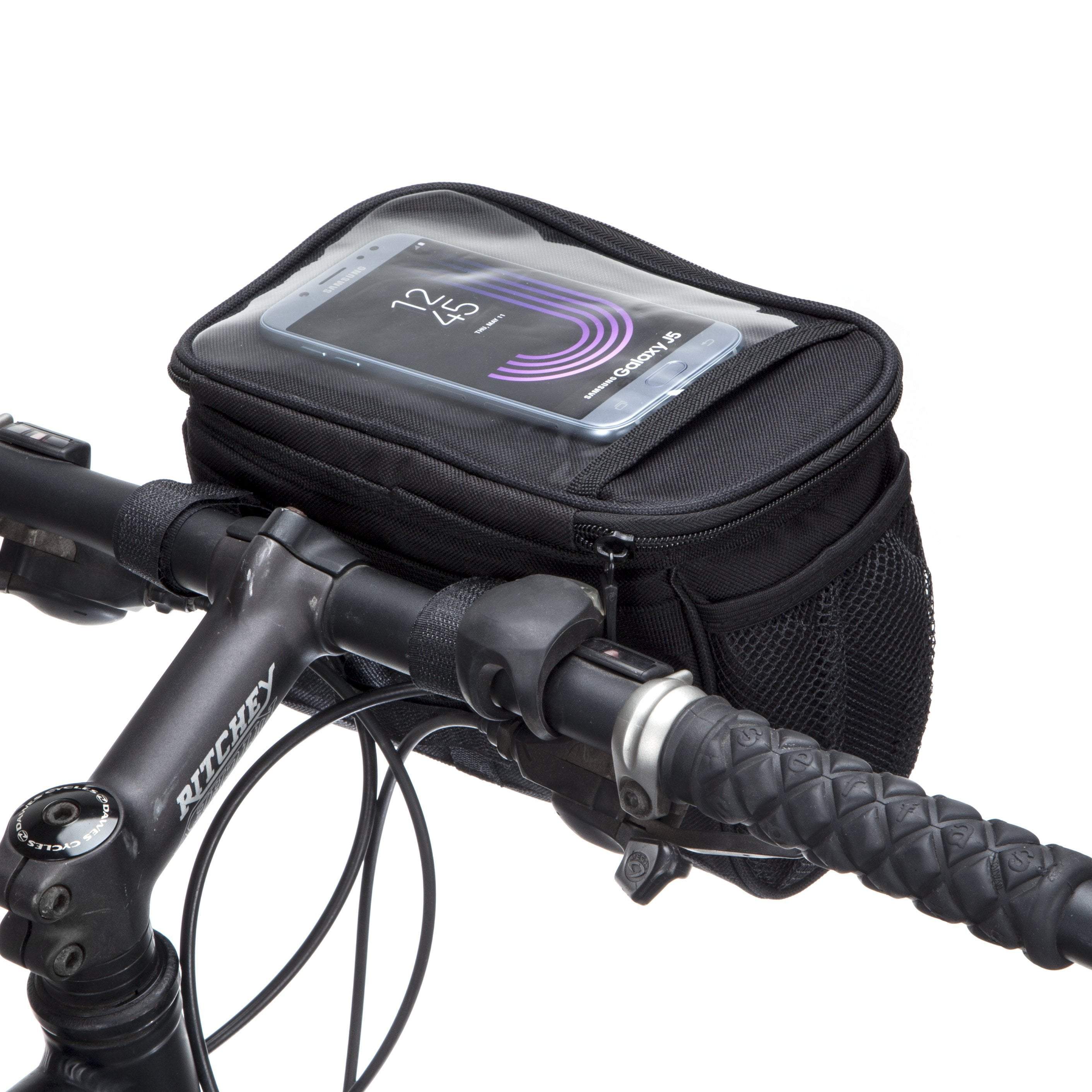 BTR Handlebar Bicycle Bag With Bike Mobile Phone Holder