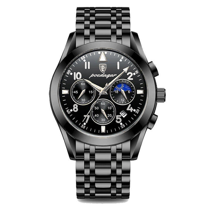New Black Technology Men's Watch Male Student Korean 