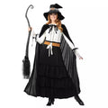 Halloween Costume Cosplay Witch Dress Set Adult Performance Outfit