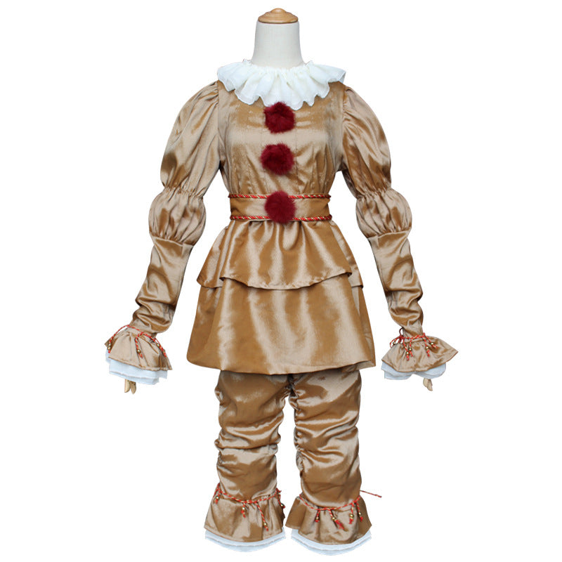 Pennywise Cosplay Costume Halloween Outfit The Clown Cosplay Suit