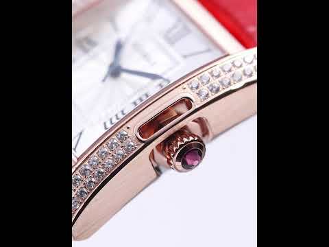 RUIMAS Fashion Automatic Mechanical Watch for Women Luxury Leather Ladies Wristwatch Waterproof Female Clock Reloj Mujer 6773-14