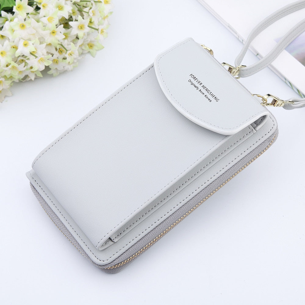New Women Long Wallet Shoulder Bag Female Wallets Clutch Lady Purse Zipper Phone Pocket Card Holder Ladies Carteras