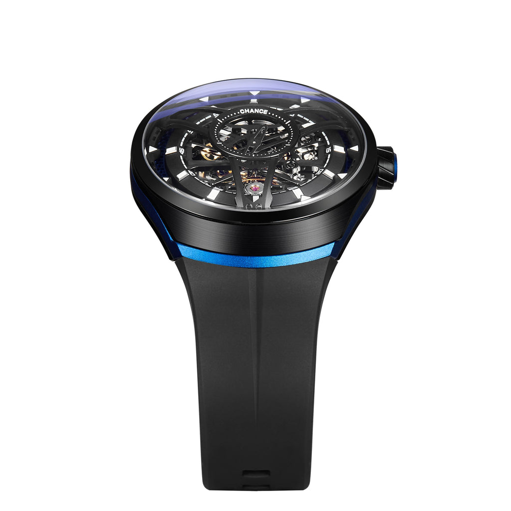 CHANCE Automatic Movement Mechanical Watch for Men Luxury Stainless Steel Case Business Wristwatch Waterproof Clock 6007-2