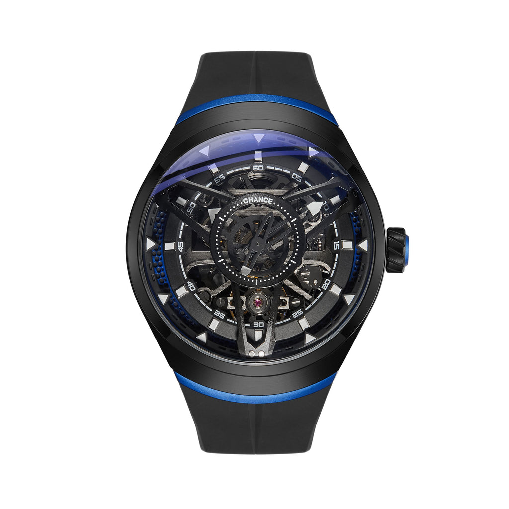 CHANCE Automatic Movement Mechanical Watch for Men Luxury Stainless Steel Case Business Wristwatch Waterproof Clock 6007-9