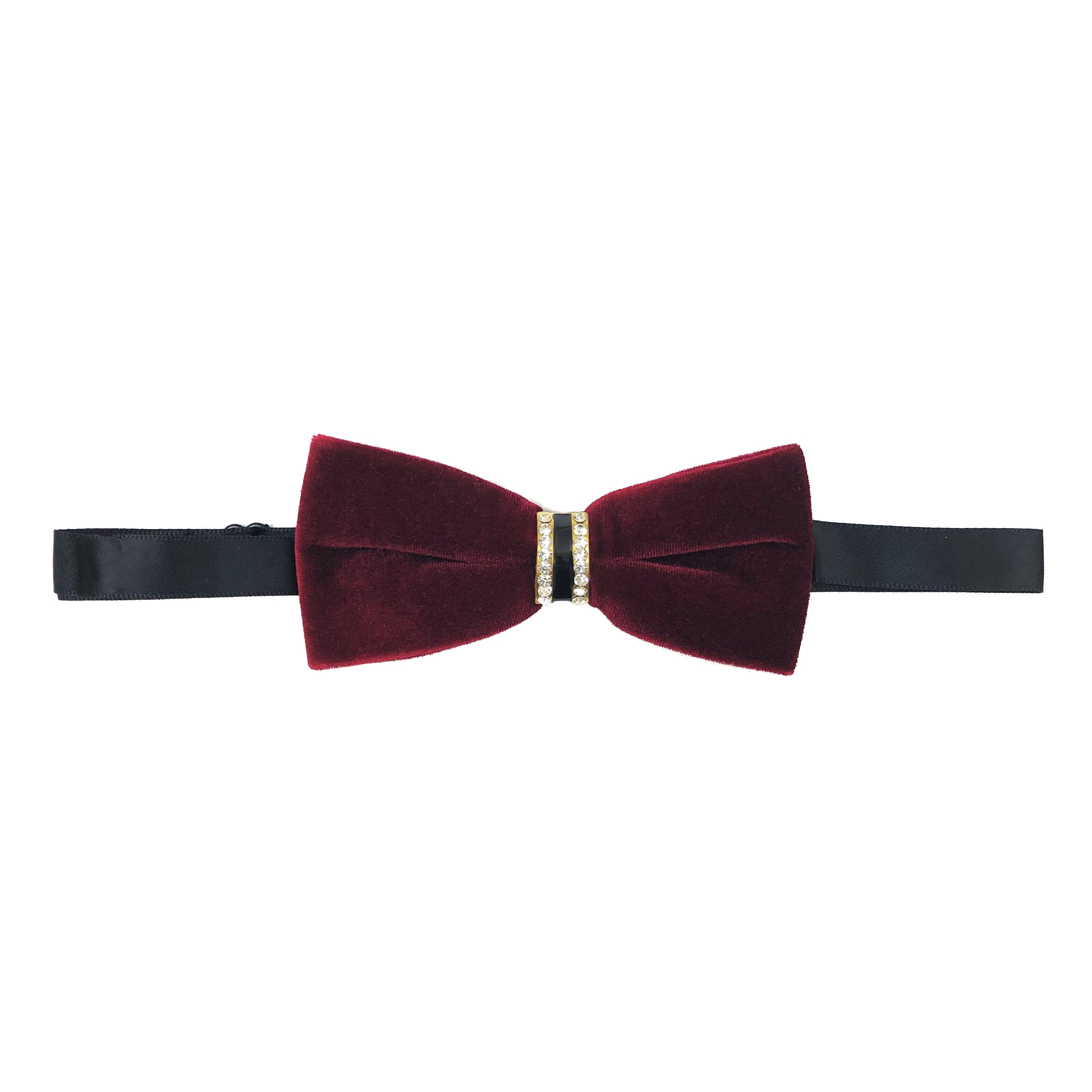 Slim Velvet Bow Tie (2 Colours)-4