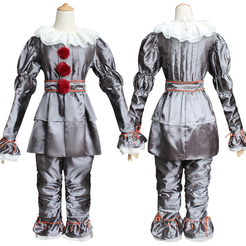 Pennywise Cosplay Costume Halloween Outfit The Clown Cosplay Suit