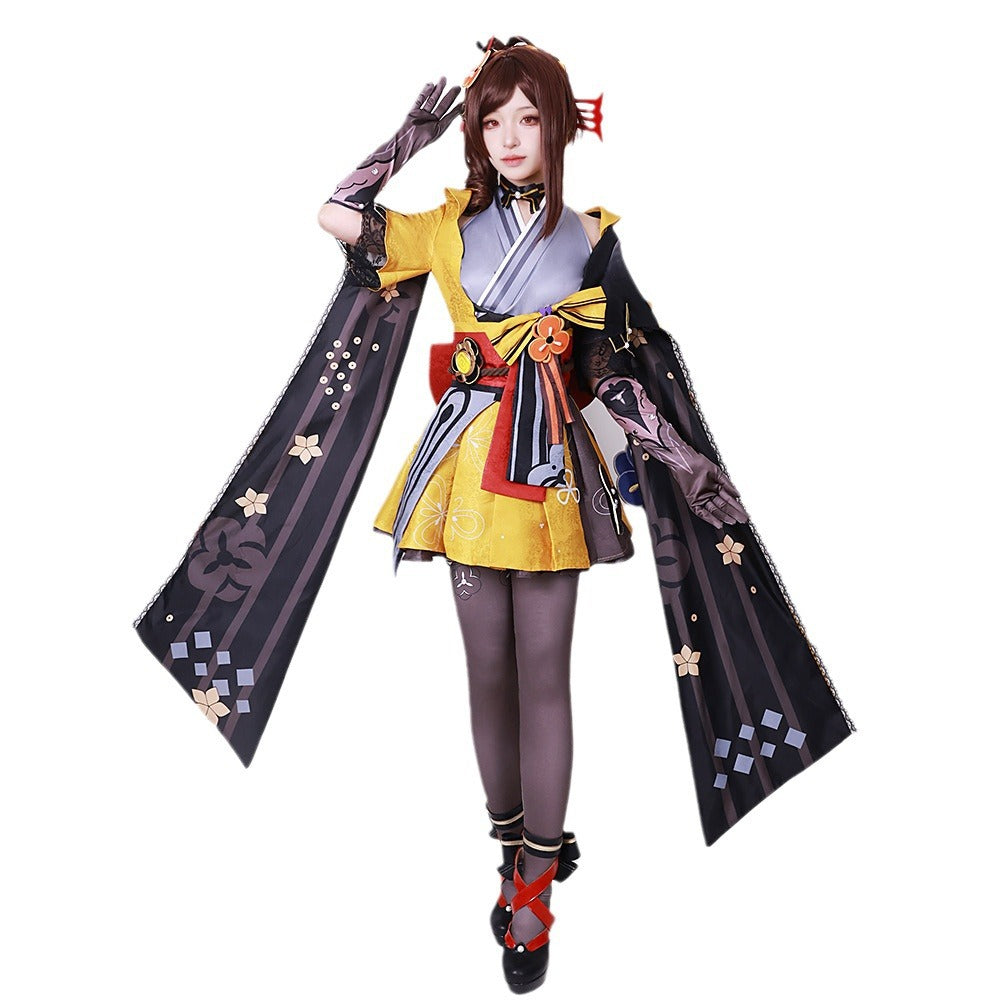 Genshin Impact Qianzhi Cos Costume Daowicheng Qianzhi Cosplay Costume Animation Game anime Hefeng Women's Clothing
