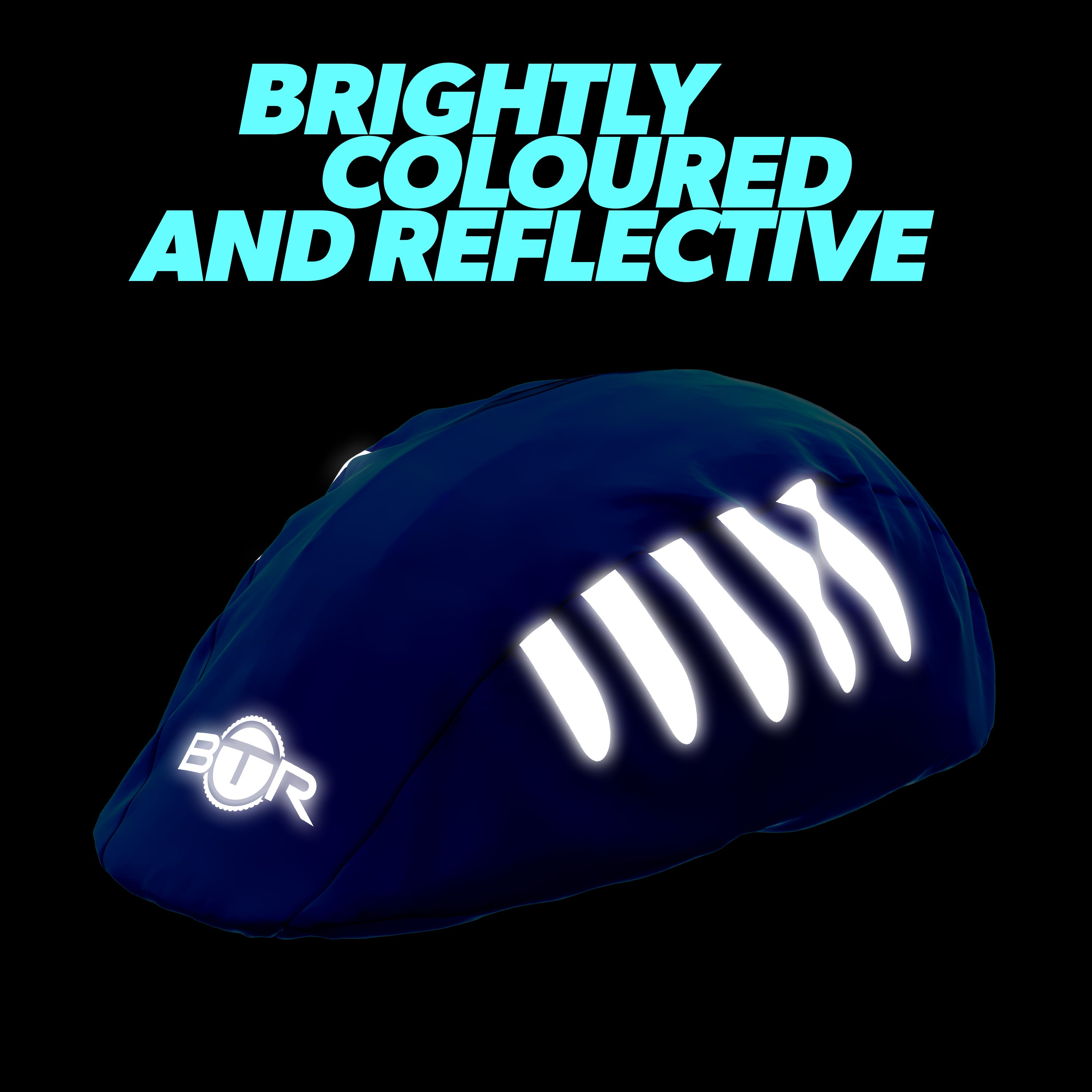 BTR Waterproof Hi Vis Cycling Helmet Cover