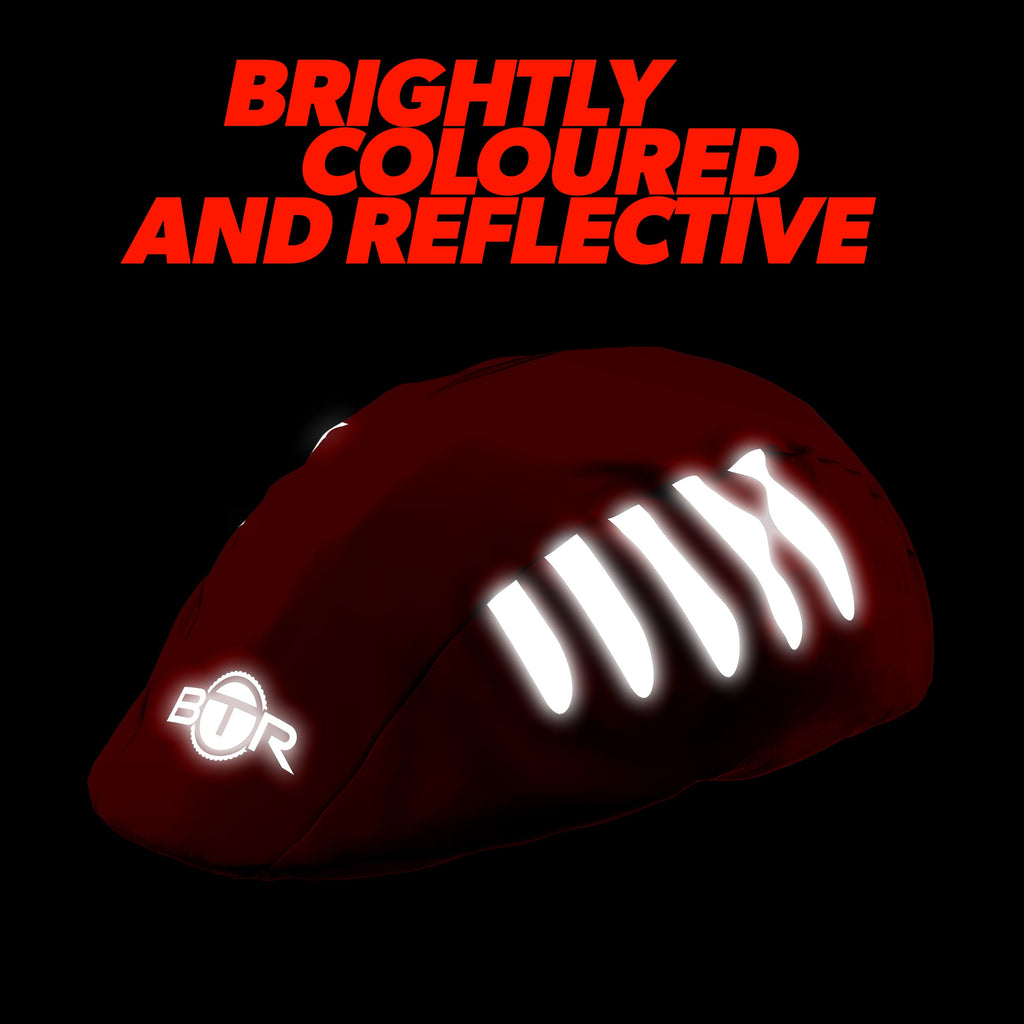 BTR Waterproof Hi Vis Cycling Helmet Cover