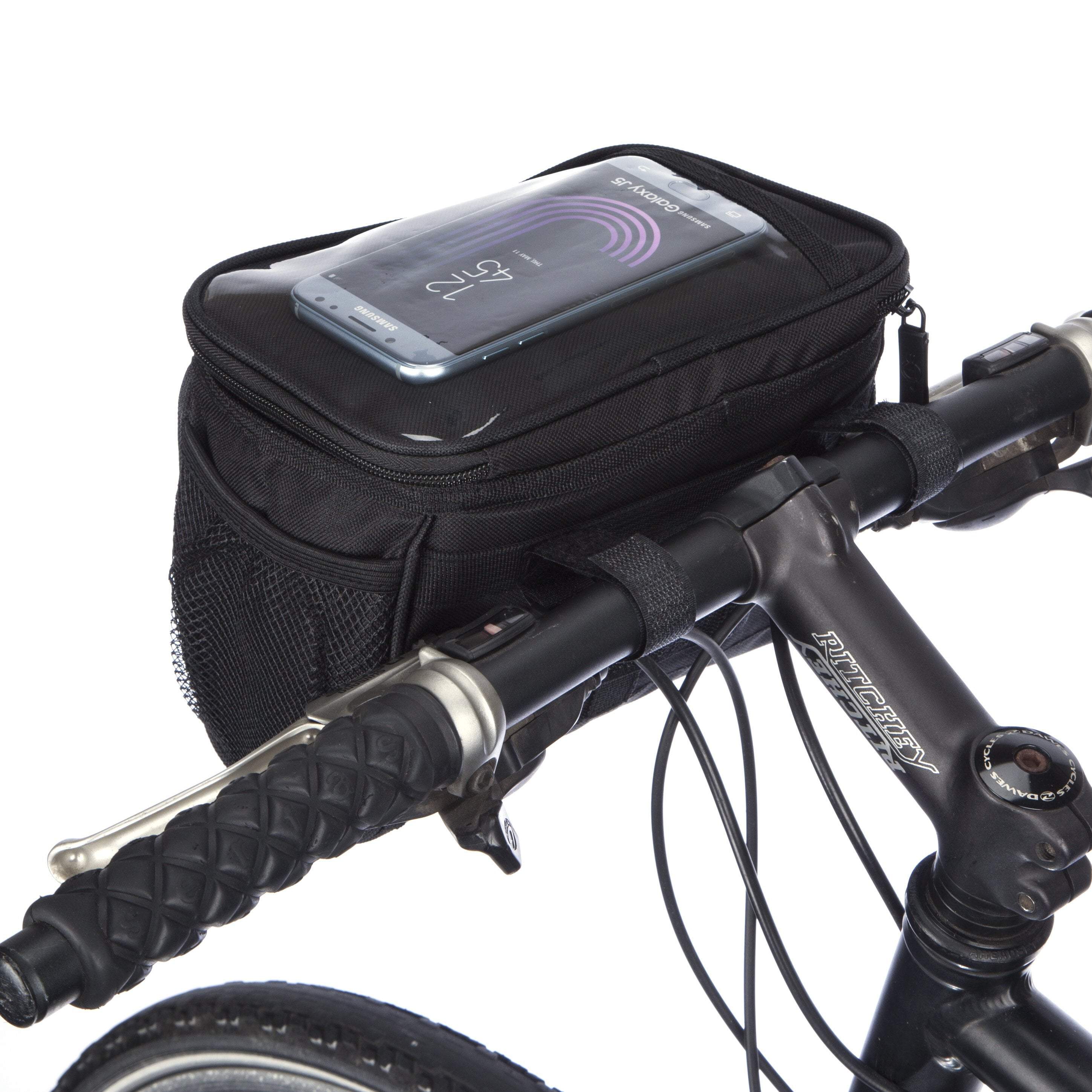 BTR Handlebar Bicycle Bag With Bike Mobile Phone Holder