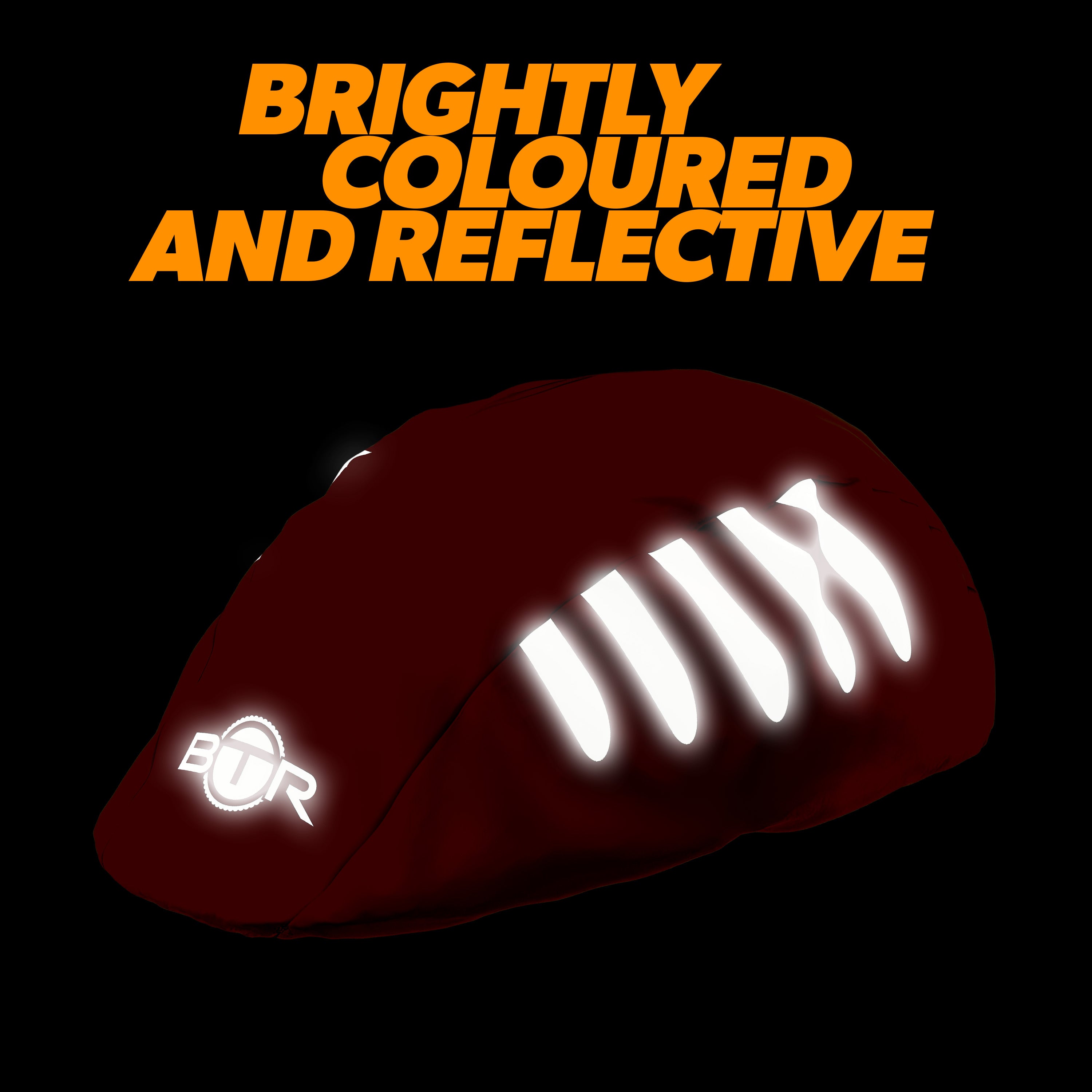 BTR Waterproof Hi Vis Cycling Helmet Cover