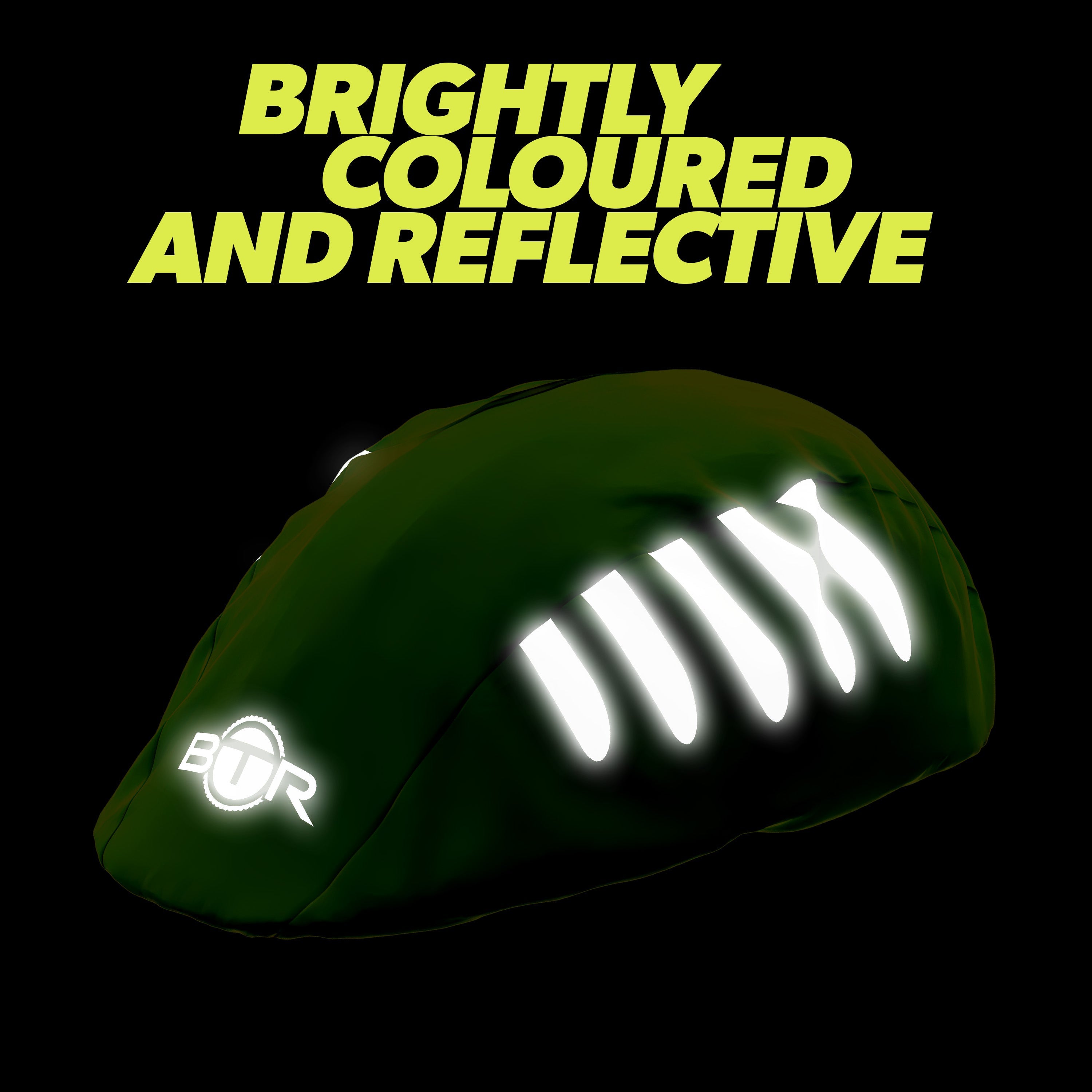 BTR Waterproof Hi Vis Cycling Helmet Cover