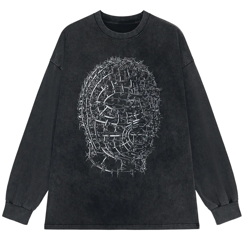 Gothic Vintage Grunge Y2K Oversized Anime T-Shirt-3