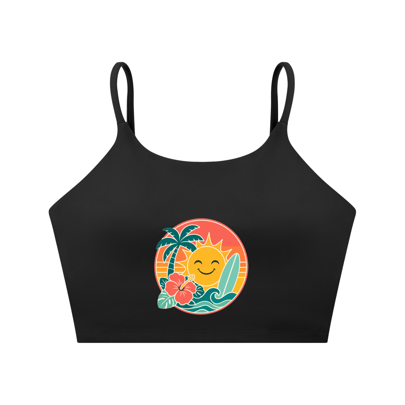 Spaghetti Strap Yoga Sports Bra
