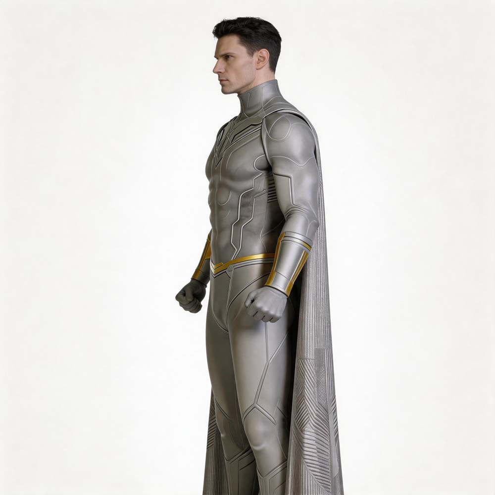 Vision White Cosplay Costume Halloween Role Play Bodysuit Outfit
