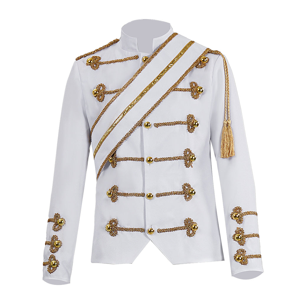 Male Black Royal Michael Jackson Cosplay Costume Men's Nightclub DJ Performance Outfit Stage Formal Wear