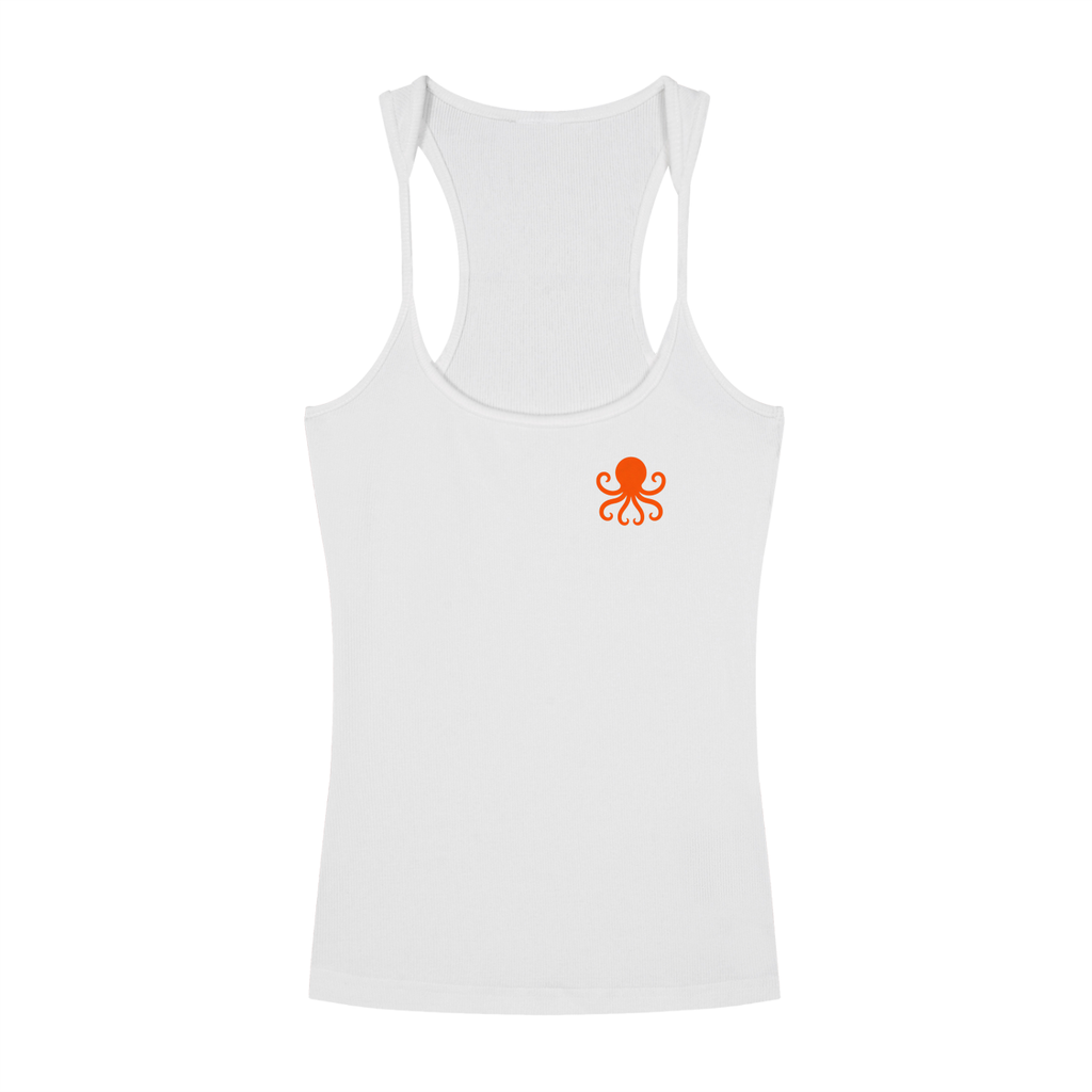 Slim Fit Ribbed Racerback Tank Top