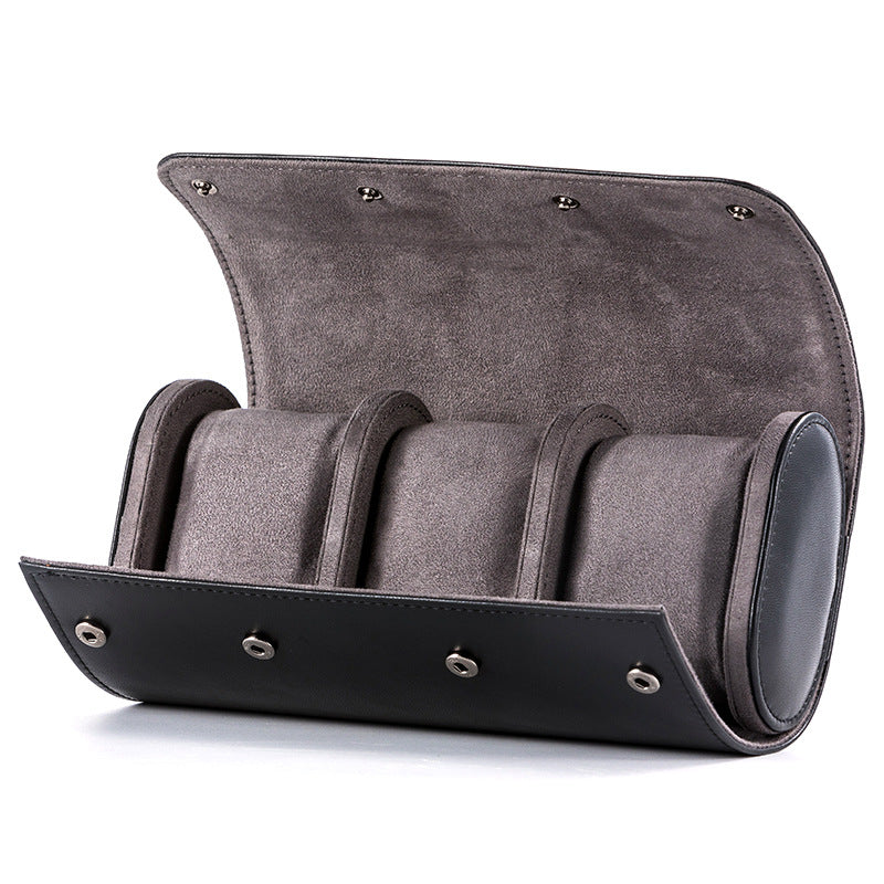 Travel Storage Bag PU Leather Watch 