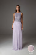 INES MAXI SKIRT NUDE-0