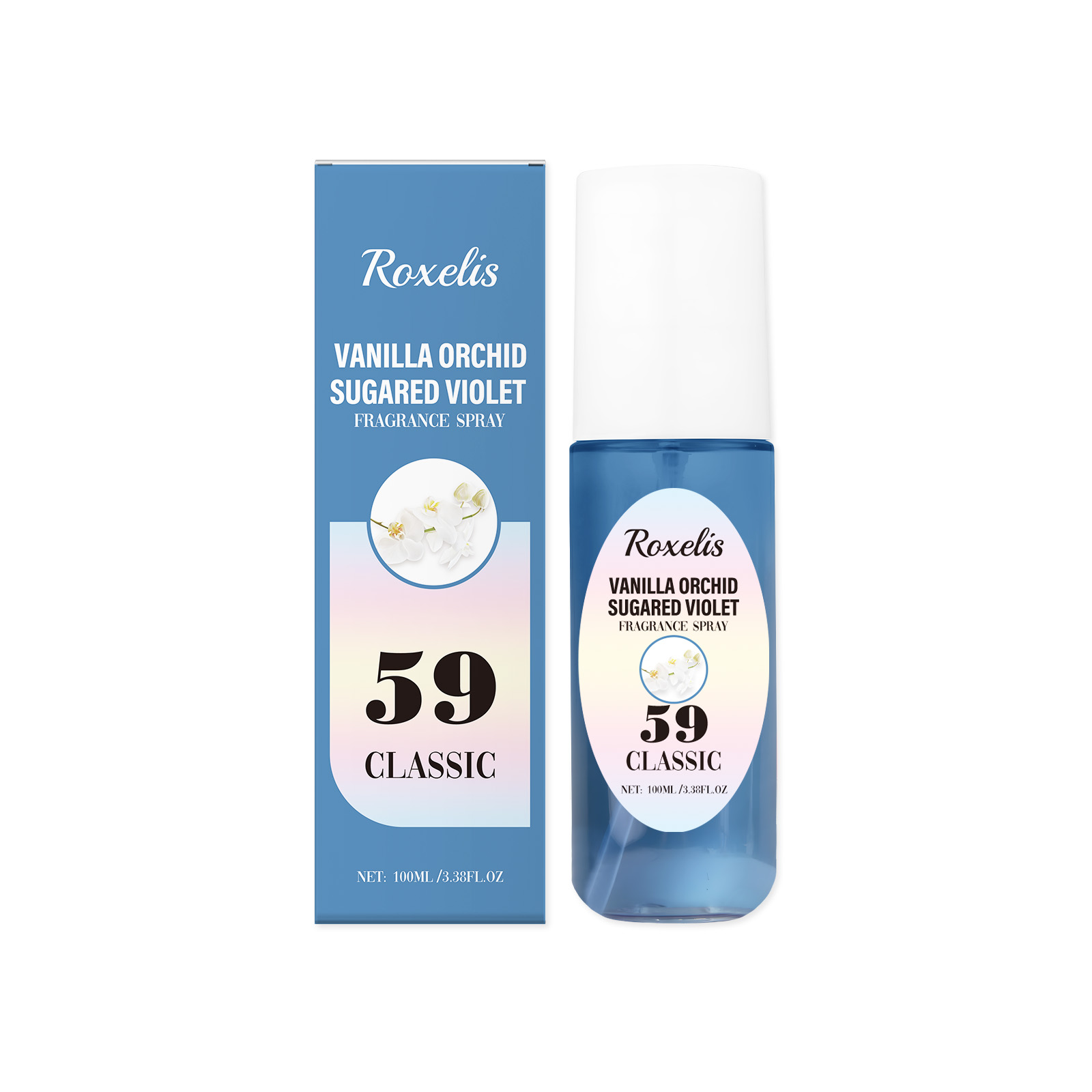 Roxelis Light Fragrant Orchid Body Fragrance Natural Fragrant Light Fragrant Orchid Body Fragrance Fragrance Fresh And Elegant Fragrance