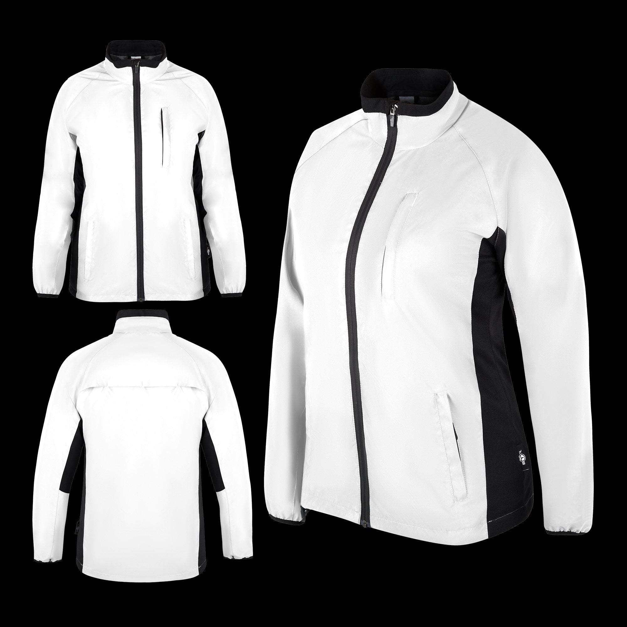 Womens Reflective Running & Cycling Jacket | Silver Hi Vis | BTR