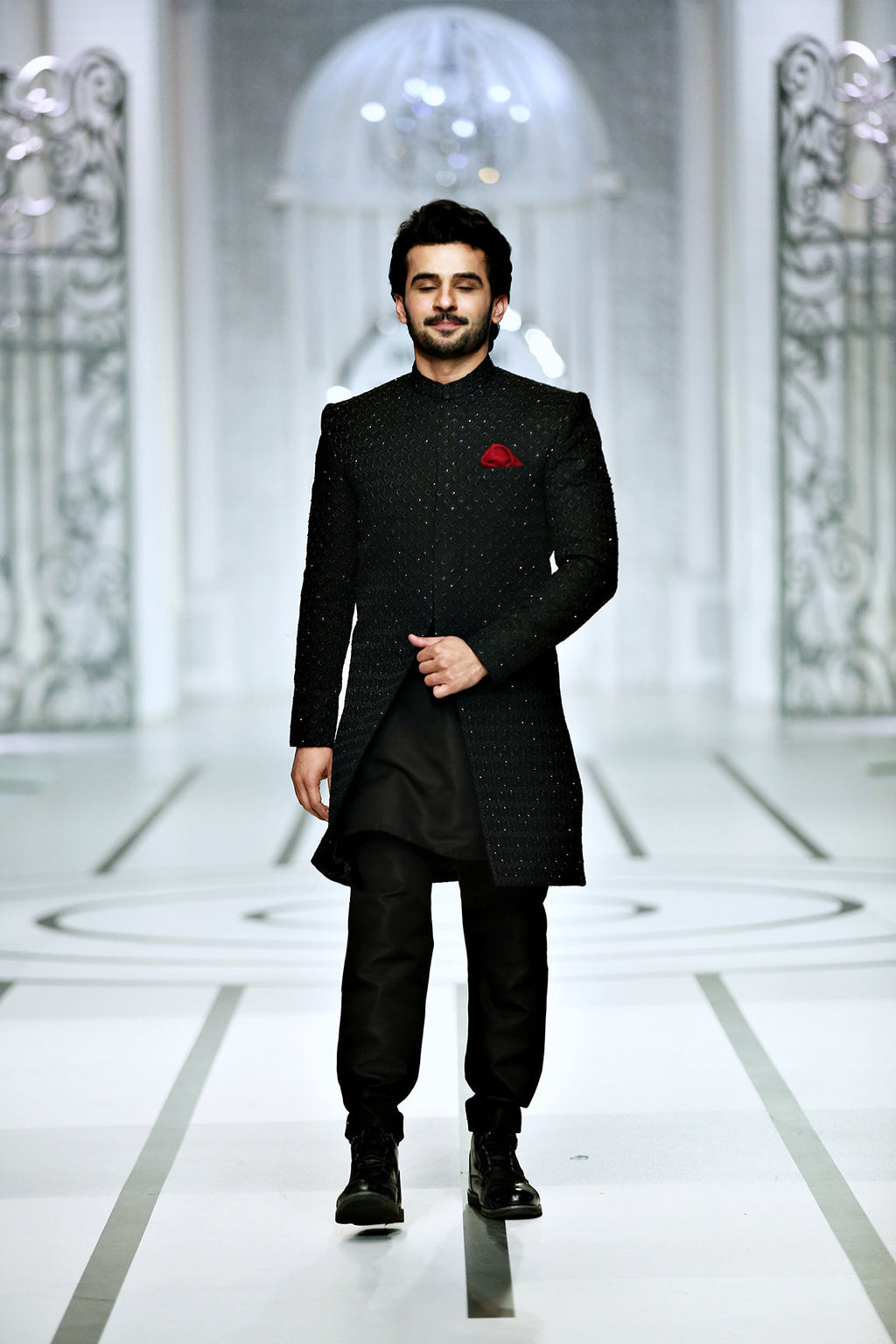 BCW 42 Fahad Hussain Black Uniquely Shine Sherwan