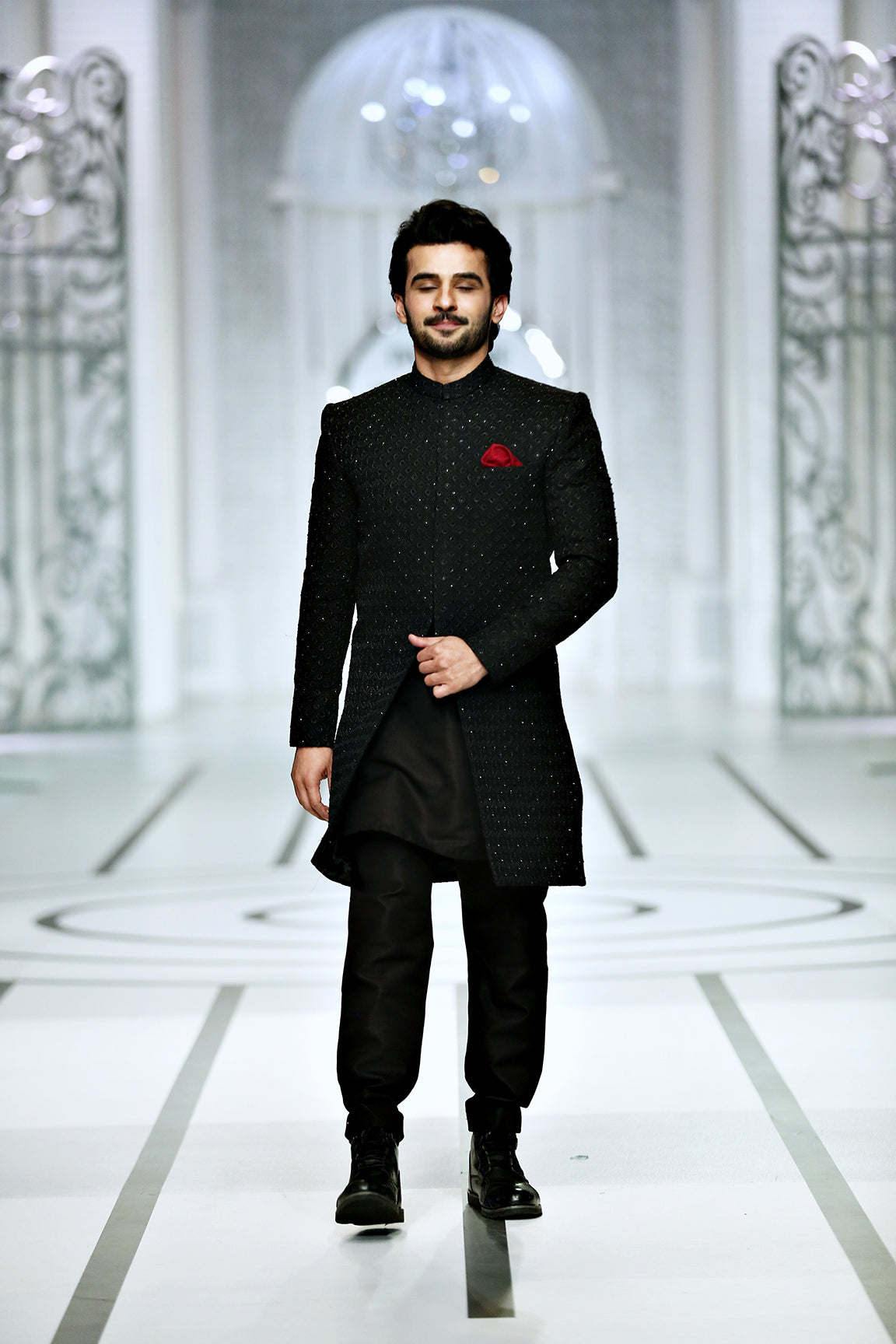 BCW 42 Fahad Hussain Black Uniquely Shine Sherwan
