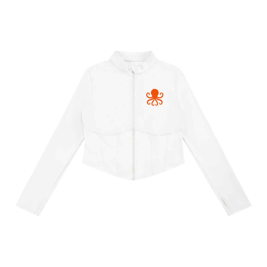Women's Slim Fit Full-Zip Yoga Jacket