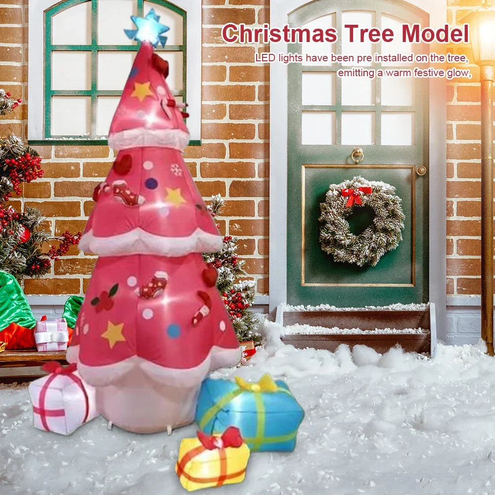 Inflatable Christmas Tree with LED Lights