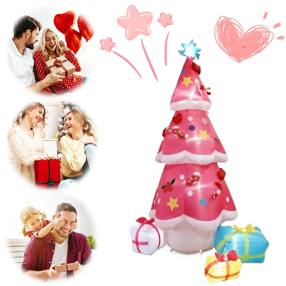 Inflatable Christmas Tree with LED Lights