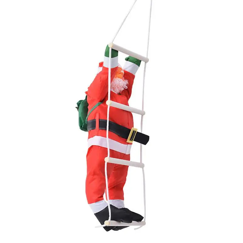 Climbing Santa Claus Ladder Christmas Decor